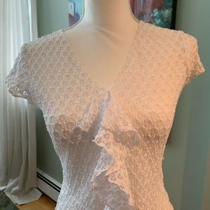 Worth Lace Ruffle Blouse